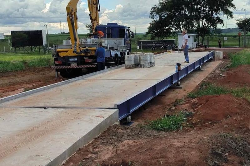 Báscula Rodoviaria de Concreto para Camiones